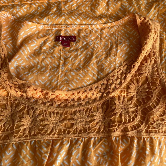 Women's Merona Tank Top Size XL Orange - Picture 10 of 12